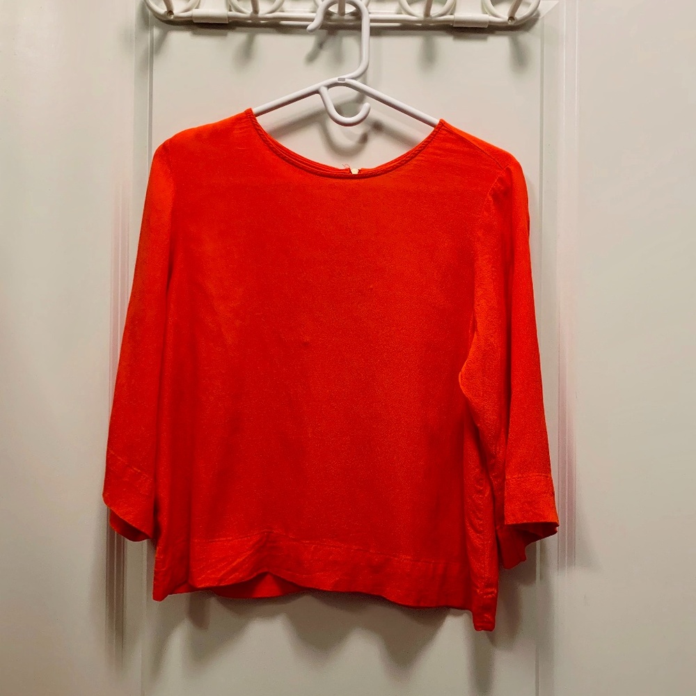 Anthropologie Leydon Crepe Blouse